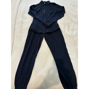 Athleta Set Blue Zip Up & Joggers - XS - NWOT